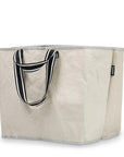 Large Stone coloured reusable bag side view