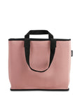 Neoprene bag in musk with double straps front view