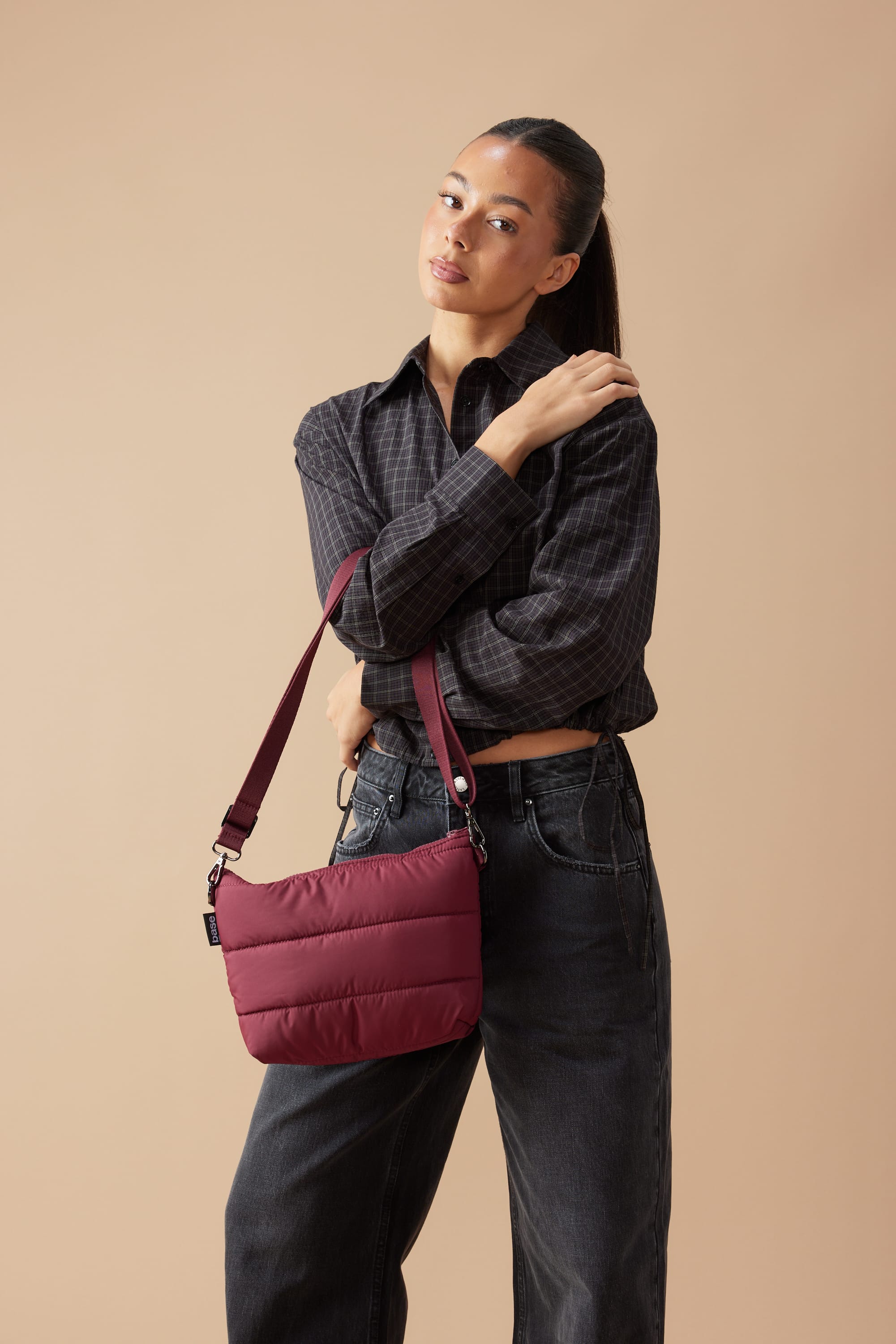 Stash Base Crossbody | Cloud Crossbody Bag With Zip – Base Supply