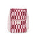 burgundy/peony check