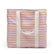 soft pink/rust stripe
