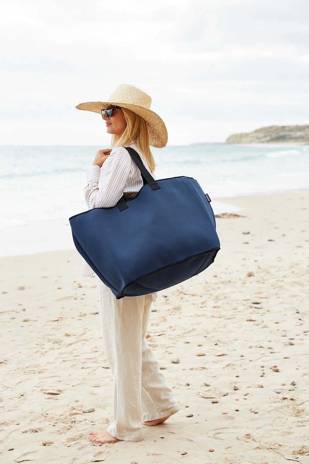 Oversized Neoprene Tote Bag | Beach Bag – Base Supply