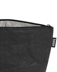 Pouch in black close up