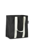 Grocery bag in black side view