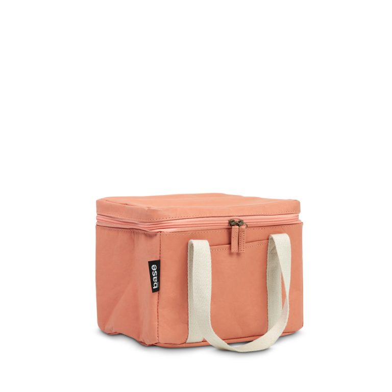 Cooler bag in peach side