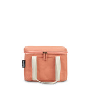 Cooler bag in peach front
