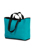 Neoprene bag in teal with double straps