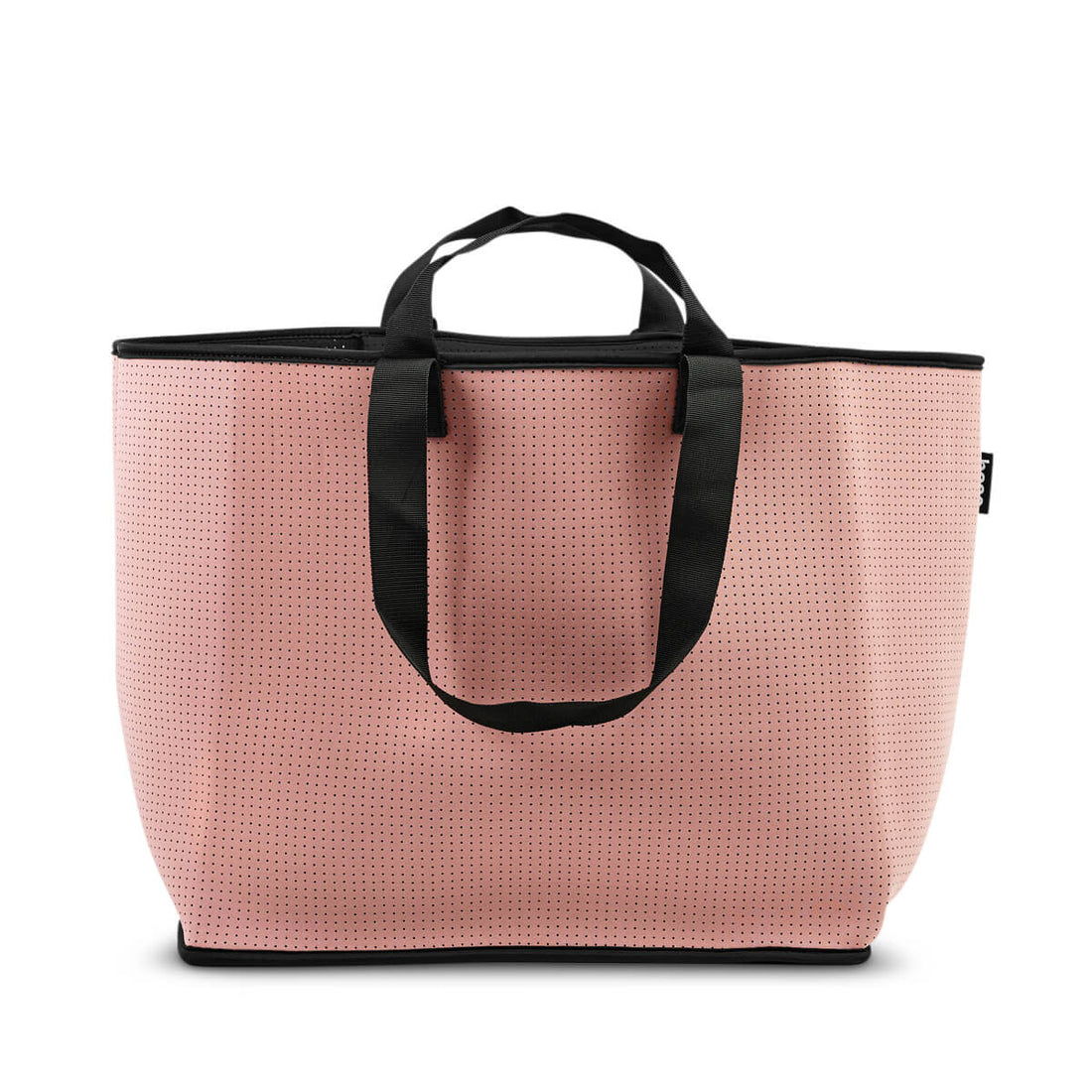 Neoprene bag in musk from the front
