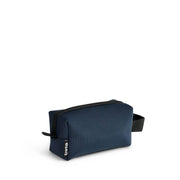 Small navy toiletry bag